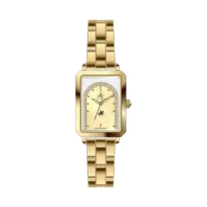 Paris Polo Club PPC-FE04-GD-GD Gold Solid Steel Band Women Watch